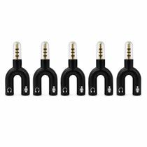 Adaptador Y para Fone e Microfone Conector Divisor Áudio P2 Splitter Headset Alta Qualidade Adaptador Y para Fone e Microfone Conector Divisor Áudio P2 Splitter Headset Alta Qualidade