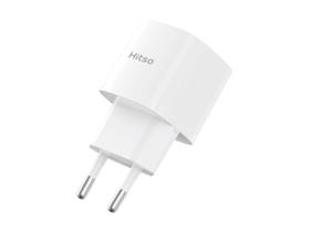 Adaptadorde parede hitso turbo gan, usbc pd20w, branco Adaptadorde parede hitso turbo gan, usbc pd20w, branco