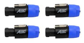 Adaptadores AUDIO 2000'S ACC31A1P2 Speakon Male para 1/4 TS