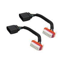 Adaptadores de chicote de fiação de farol 2PC 7L6971071A para Volkswagen Touareg 2004-06