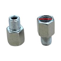 Adaptadores De Espelho Para Motocicleta Prata 2 Peças M10 10MM M8 8MM Parafusos De Conversão Para Adaptadores De Espelho Para Motocicleta Prata 2 Peças M10 10MM M8 8MM Parafusos De Conversão Para