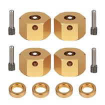 Adaptadores hexagonais de roda INJORA para 1/10 RC Crawler Axial SCX10 III