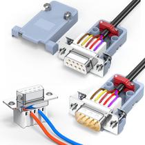Adaptadores seriais DB9 macho para fêmea Breakout JUXINICE, pacote com 2 Adaptadores seriais DB9 macho para fêmea Breakout JUXINICE, pacote com 2