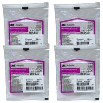 Adaptic Gaze Rayon com Petrolatum 7,6 cm x 7,6 cm 3M Kit com 4 Unidades