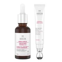 Adcos Derma Complex Kit - Vitamina C para Olhos + Sérum Anti-Idade Adcos Derma Complex Kit - Vitamina C para Olhos + Sérum Anti-Idade