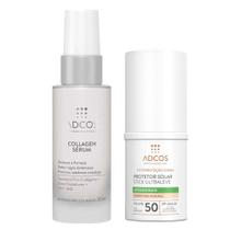 Adcos Dermocosméticos Kit - Sérum Facial + Protetor Solar Antioleosidade Com Cor Nude Adcos Dermocosméticos Kit - Sérum Facial + Protetor Solar Antioleosidade Com Cor Nude