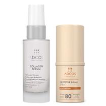Adcos Dermocosméticos Kit - Sérum Facial + Protetor Solar Stick Com Cor Beige Adcos Dermocosméticos Kit - Sérum Facial + Protetor Solar Stick Com Cor Beige
