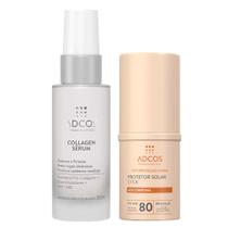 Adcos Dermocosméticos Kit - Sérum Facial + Protetor Solar Stick Com Cor Ivory Adcos Dermocosméticos Kit - Sérum Facial + Protetor Solar Stick Com Cor Ivory