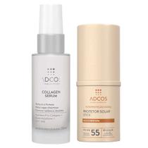 Adcos Dermocosméticos Kit - Sérum Facial + Protetor Solar Stick Com Cor Ivory Adcos Dermocosméticos Kit - Sérum Facial + Protetor Solar Stick Com Cor Ivory