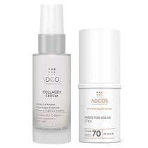 Adcos Dermocosméticos Kit - Sérum Facial + Protetor Solar Stick Incolor Adcos Dermocosméticos Kit - Sérum Facial + Protetor Solar Stick Incolor