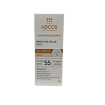 Adcos Filtro Solar Tonalizante FPS 55 Base Stick Peach 17g