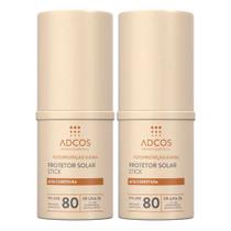 Adcos Kit com 2 Protetores Solares com Cor FPS80 - Nude Adcos Kit com 2 Protetores Solares com Cor FPS80 - Nude