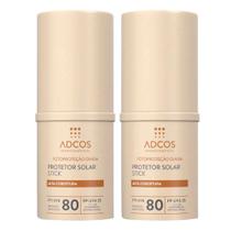 Adcos Kit com 2 Protetores Solares com Cor FPS80 - Peach Adcos Kit com 2 Protetores Solares com Cor FPS80 - Peach