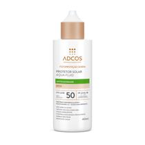 Adcos Protetor Solar Aqua Fluid FPS50 - Beige 40ml 9884 Adcos Protetor Solar Aqua Fluid FPS50 - Beige 40ml 9884