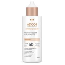 Adcos Protetor Solar Fluid Mineral FPS 50 Tonalizante 9830 Adcos Protetor Solar Fluid Mineral FPS 50 Tonalizante 9830