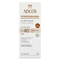 Adcos Protetor Solar Gel Creme Tonalizante Fps 40 Beige 50g