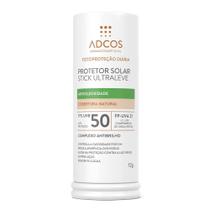 Adcos Protetor Solar Stick FPS50 Ultra Leve Beige - 12g