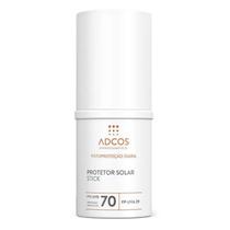 Adcos Protetor Solar Stick Incolor FPS 70 Toque Seco 9750 Adcos Protetor Solar Stick Incolor FPS 70 Toque Seco 9750