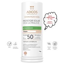 Adcos Protetor Solar Stick Peach Fps50 - Antioleosidade -15g Adcos Protetor Solar Stick Peach Fps50 - Antioleosidade -15g