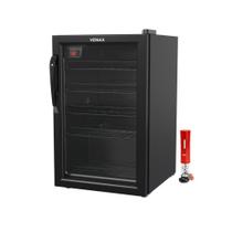 Adega 24 Garrafas Climatizada 82l Ngv 100 220v Venax Com Abridor Elétrico Vermelho Eos 220v