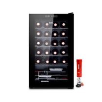 Adega 24 Garrafas Climatizada Painel Touch EAC24G 127V com Abridor Elétrico Vermelho EOS