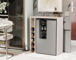 Adega Aparador Bistro Carvalho Bernardo cores - Comprar Moveis em casa