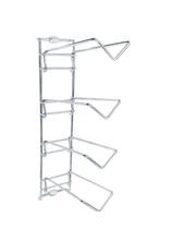 Adega Aramada Para Parede 4 Garrafas Cromada