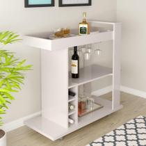Adega Bar com Porta-Taças e Garrafas Multimóveis CR50032 Adega Bar com Porta-Taças e Garrafas Multimóveis CR50032