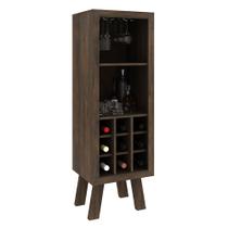 Adega Bar para Sala de Estar Decorativa AD5000 MDP Rustico G69 - Gran Belo Adega Bar para Sala de Estar Decorativa AD5000 MDP Rustico G69 - Gran Belo