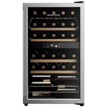 Adega Brastemp 33 Garrafas Dual Zone Inox 110V BZB33BEANA Adega Brastemp 33 Garrafas Dual Zone Inox 110V BZB33BEANA