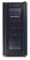 Adega Brastemp para 12 Garrafas com Painel Eletrônico Touch Preto 220V