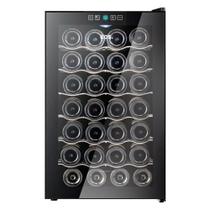 Adega Climatizada 28 Garrafas EOS Sommelier com Painel Touch Full Glass Eletrônica EAE28 Bivolt