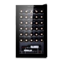 Adega Climatizada 34 Garrafas Compressor Painel Touch Full Glass Eac34g 127v - Eos 127v