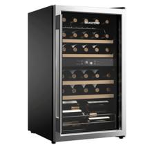 Adega Climatizada Brastemp Dual Zone 33 Garrafas com Painel Touch Inox/Preto 127V - BZB33BE