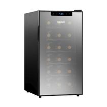 Adega Climatizada Cannes Suggar 18 Garrafas Preto 127V Adega Climatizada Cannes Suggar 18 Garrafas Preto 127V