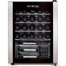 Adega Climatizada de Vinhos Midea 24 Garrafas com Painel Touch 220V Preto - WBB242