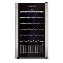 Adega Climatizada de Vinhos Midea 34 Garrafas com Painel Touch 127V Preto - WBB341