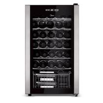 Adega Climatizada de Vinhos Midea 34 Garrafas Preto 127V WBB341 Adega Climatizada de Vinhos Midea 34 Garrafas Preto 127V WBB341