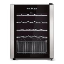 Adega Climatizada Midea 24 garrafas WBB Preta