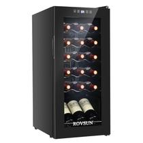 Adega climatizada ROVSUN para 18 garrafas, compressor, 115 V Adega climatizada ROVSUN para 18 garrafas, compressor, 115 V