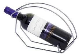 Adega Cromado Suporte Porta Garrafa De Vinho Para Mesa Bar