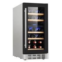 Adega cuisinart dual zone 26 garrafas freestanding com compressor em aço inox 220v 4092910089 Adega cuisinart dual zone 26 garrafas freestanding com compressor em aço inox 220v 4092910089