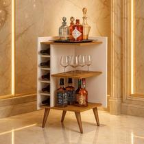 Adega De Canto Aparador Malbec Pés Palito Para Bebidas - Cores - Comprar Moveis em Casa