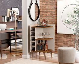 Adega De Canto Malbec Plus Pés Palito Para Bebidas - Cores - Comprar Moveis para sua Casa