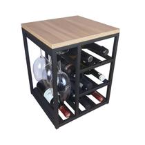 Adega de Mesa Strassis Design SD-3030 Metal e MDF Cor Preta Adega de Mesa Strassis Design SD-3030 Metal e MDF Cor Preta