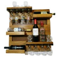 Adega de Parede Barzinho Rustico de Madeira