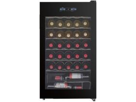 Adega de Vinho Climatizada 34 Garrafas Inverter Bivolt Midea