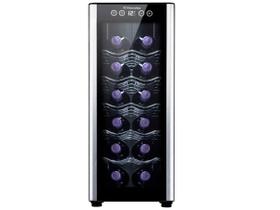 Adega de Vinho Climatizada Electrolux 12 garrafas Uma Porta Acabamento em Alumínio (ACB12) Adega de Vinho Climatizada Electrolux 12 garrafas Uma Porta Acabamento em Alumínio (ACB12)