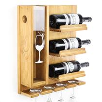 Adega De Vinho De Madeira Suporte De Taça De Decoração Barzinho