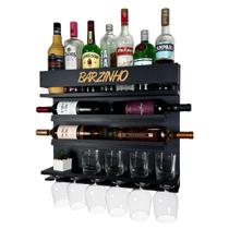 Adega de Vinho de Parede com Bar para Sala - Barzinho PR